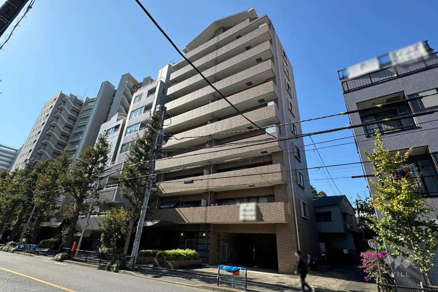 パーセル中野弥生町の外観（北東側から）