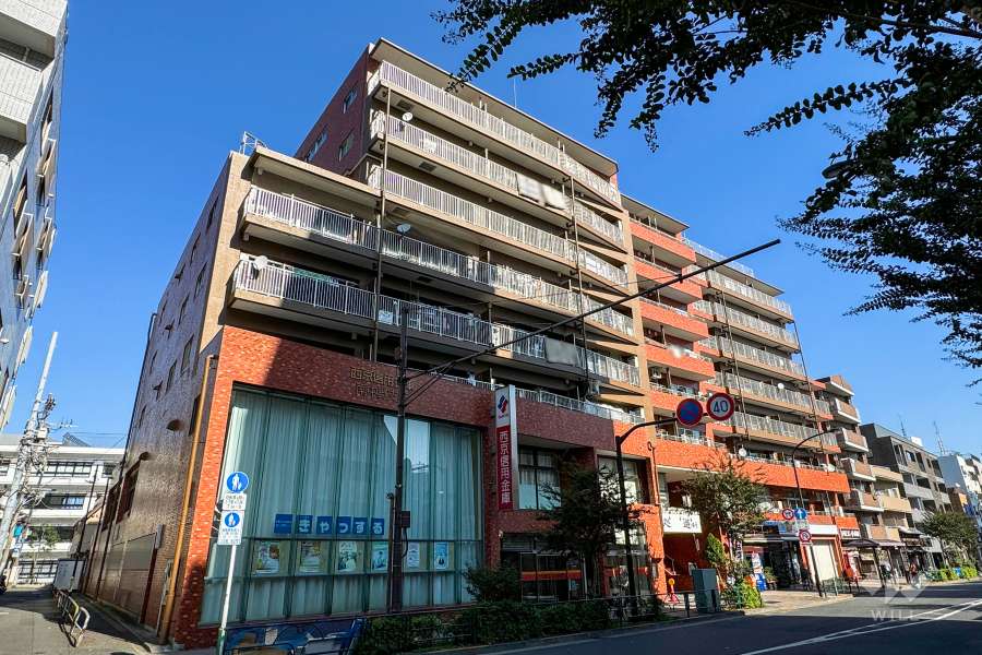 シャンボール南中野の外観（南西側から）