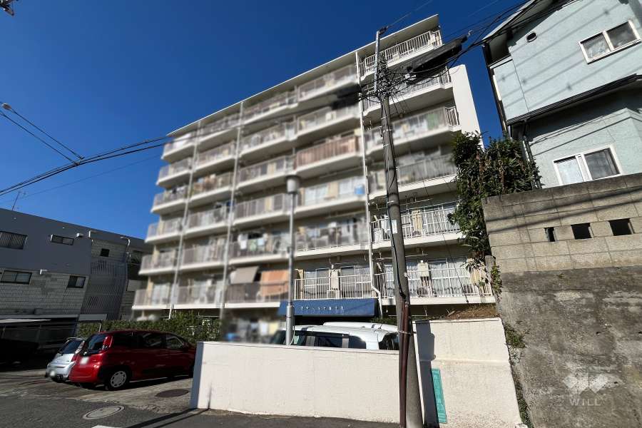 カサベルド富士見の外観（南東側から）