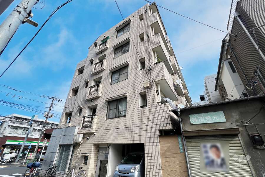 朝日プラザ中野弥生町の外観（南西側から）