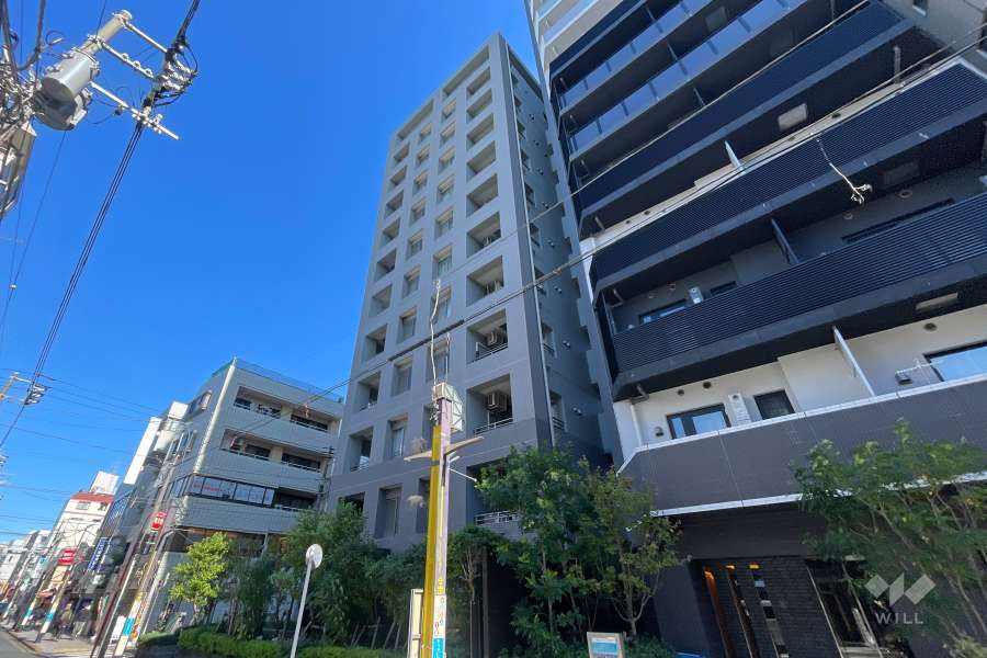 プリンスハイツ中野新橋の外観（南西側から）