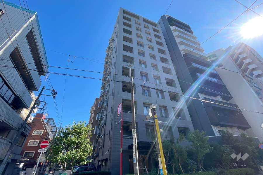 プリンスハイツ中野新橋の外観（北西側から）