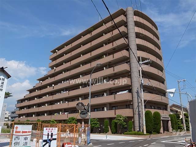 ダイアパレス広田山公園の外観（南西側から）