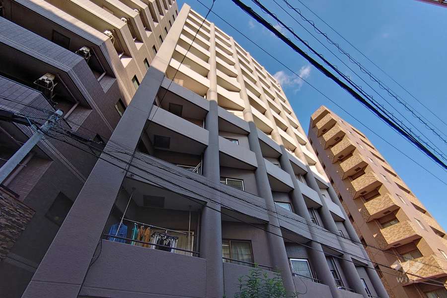 中銀第３目黒マンシオンの外観（北西側から）