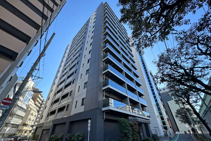 ザ・パークハウスアーバンス東五反田の外観(北側から）
