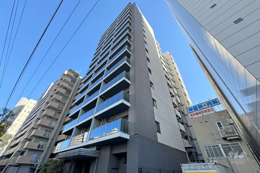 ザ・パークハウスアーバンス東五反田の外観(西側から）