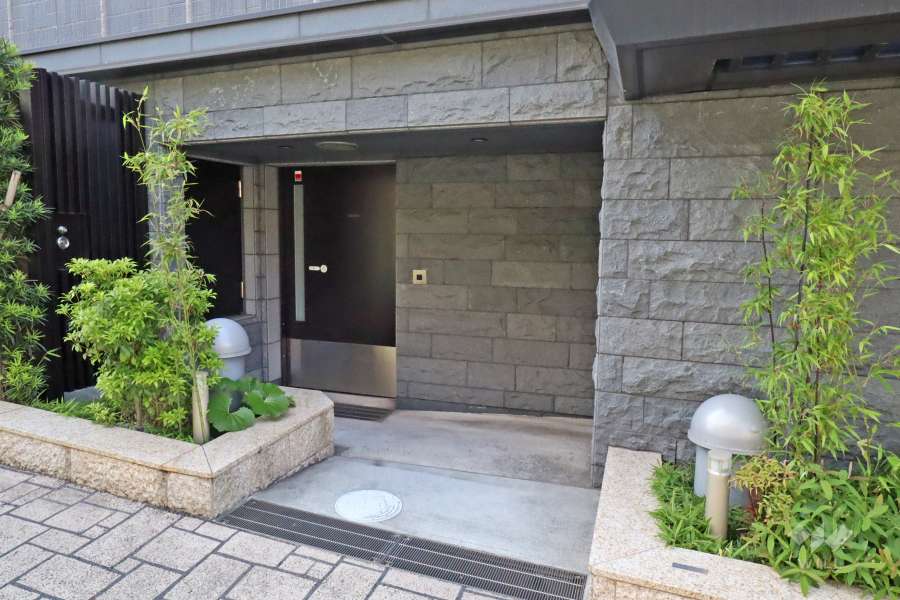 駐輪場の出入り口