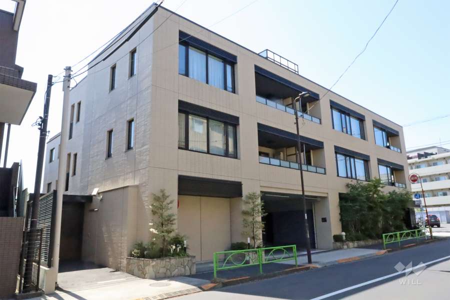 敷地北東側の前面道路　