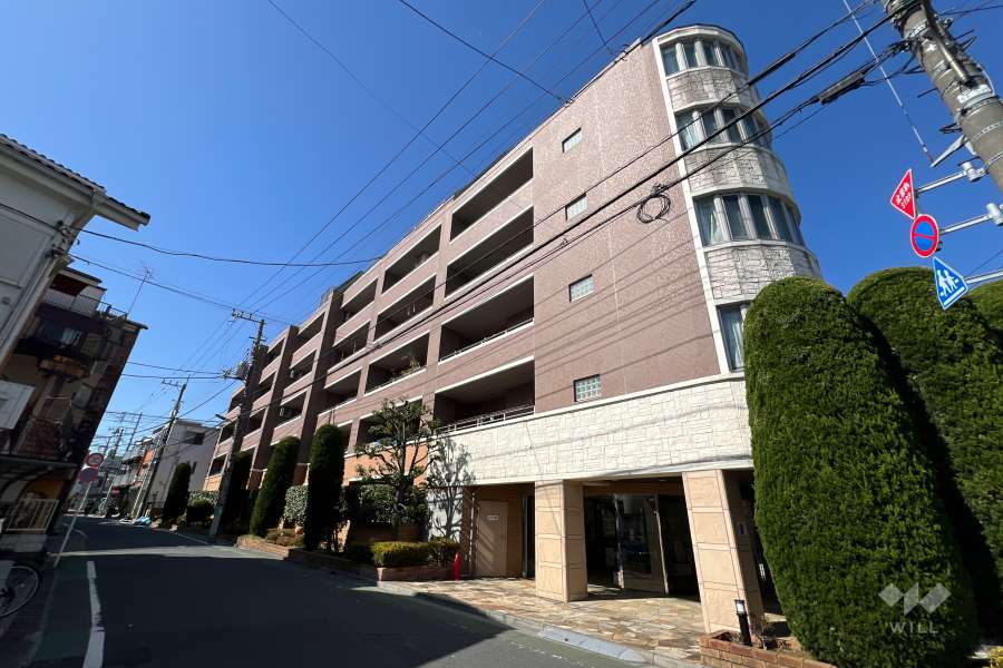ライオンズグローベル石神井公園の外観（南東側から）
