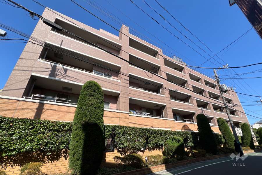 ライオンズグローベル石神井公園の外観（南西側から）