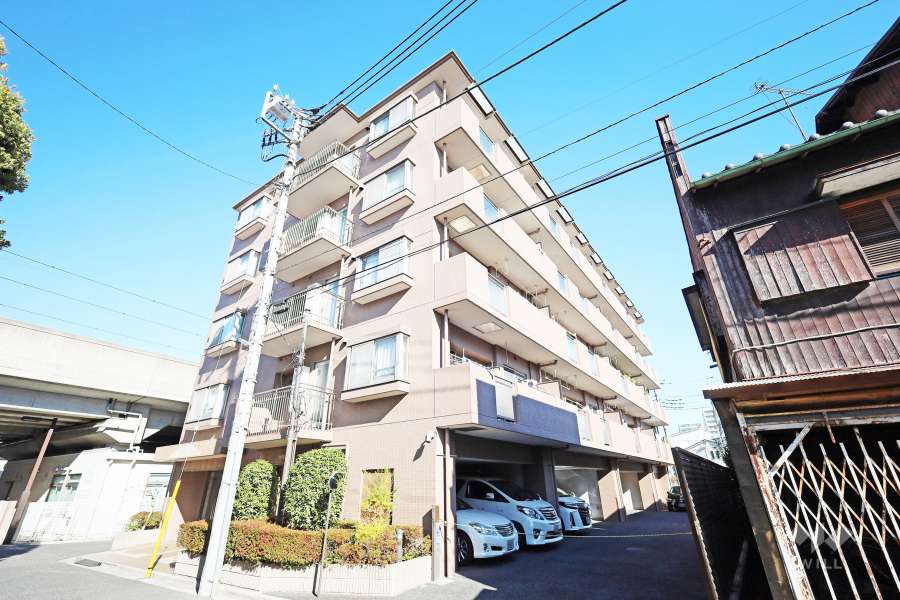 ユアコー富士見台の外観（南西側から）