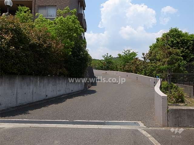 駐車場へのアプローチ