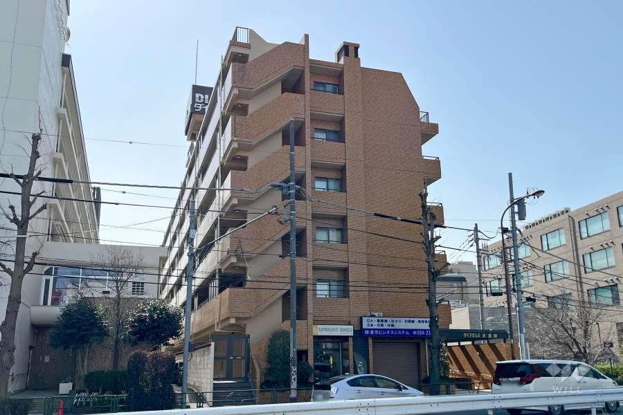 ダイアパレス武蔵関の外観（北東側から）　
