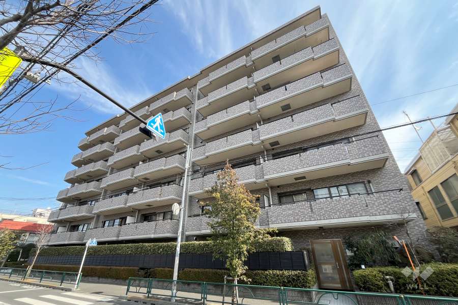 ユニオンパレス吉祥寺北壱番館の外観（南西側から）