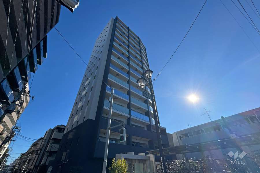 グローリオ武蔵関の外観（北西側から）