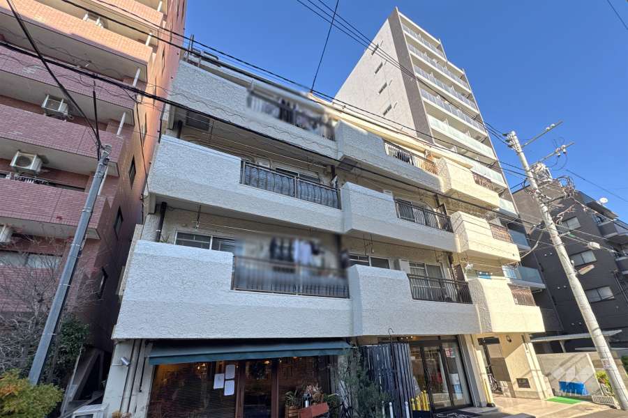 武蔵関サンハイツの外観（南西側から）