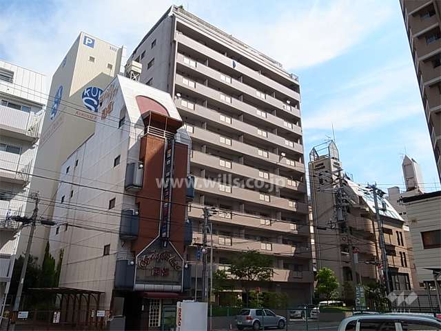 グランドメゾン阪神西宮の外観（南西側から）