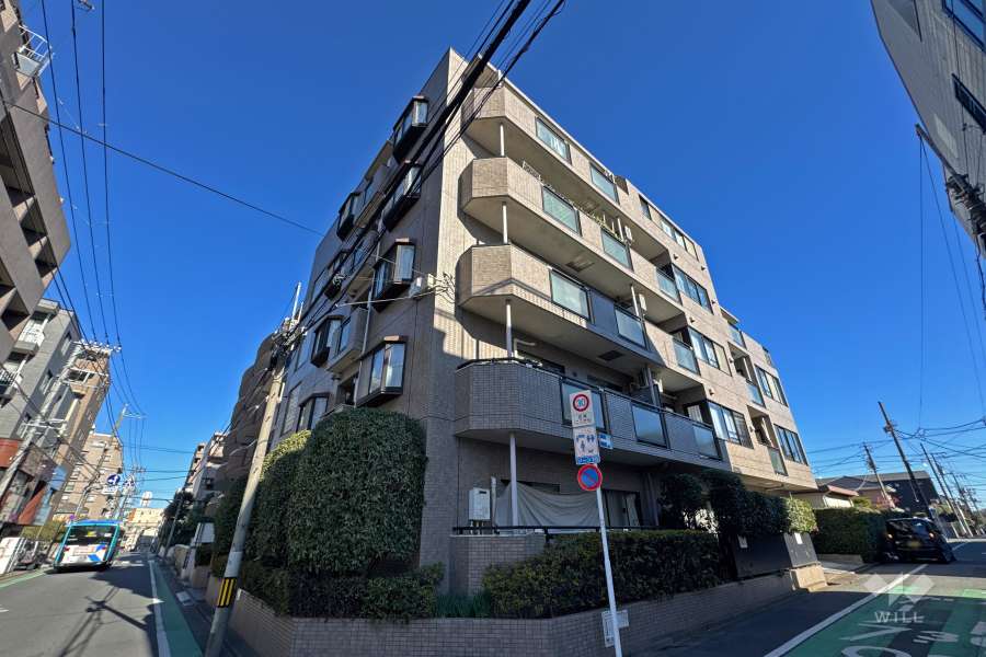 チュリス武蔵関の外観（南西側から）