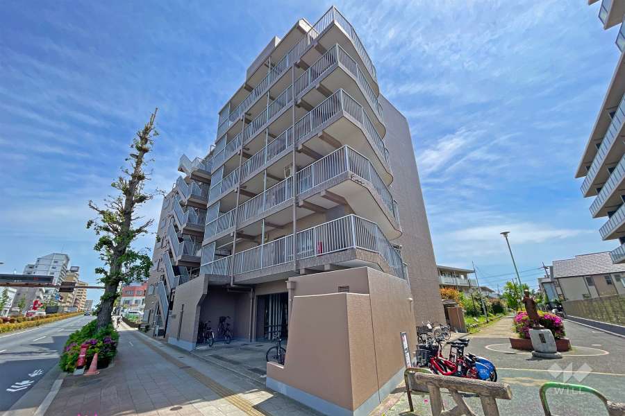 コープ野村練馬錦の外観（北西側から）