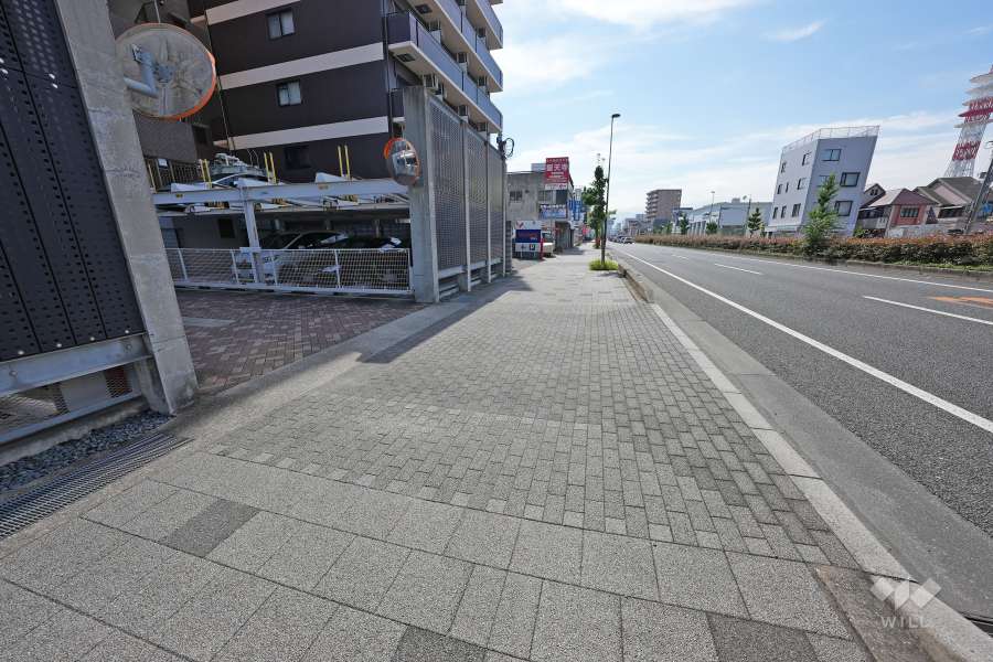 駐車場の出入口