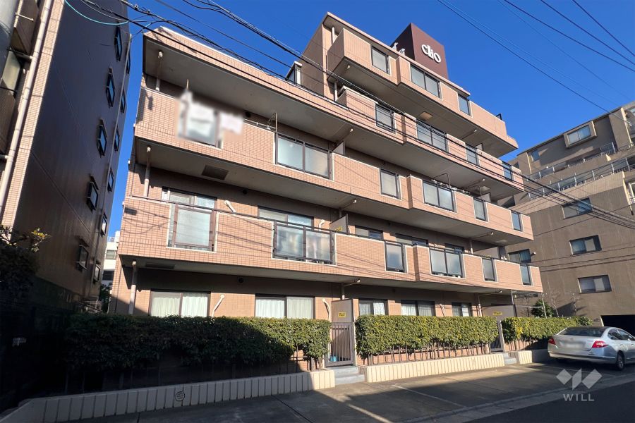 クリオ富士見台壱番館の外観（南西側から）