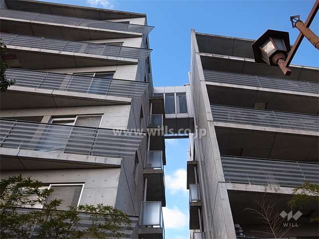 外壁はコンクリート打ち放しです。