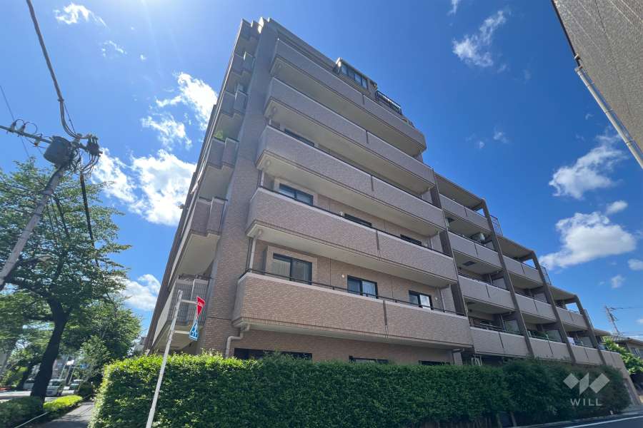 ライオンズヴィアーレ練馬春日町の外観（南東側から）　