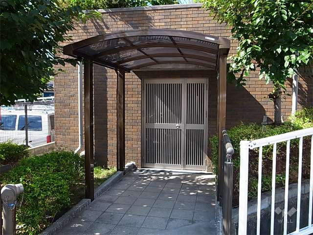 屋内にある駐輪場