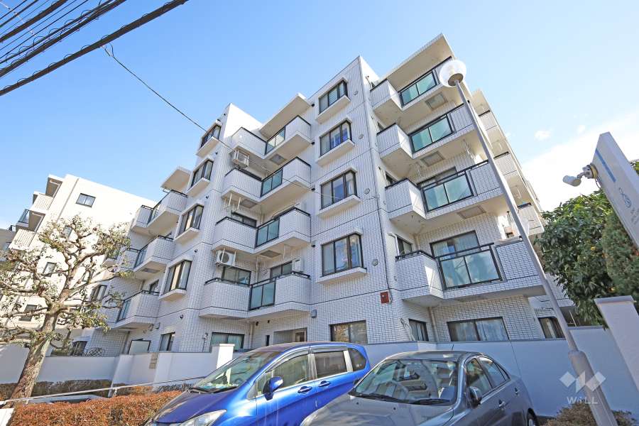 エクレール石神井公園の外観（西側から）