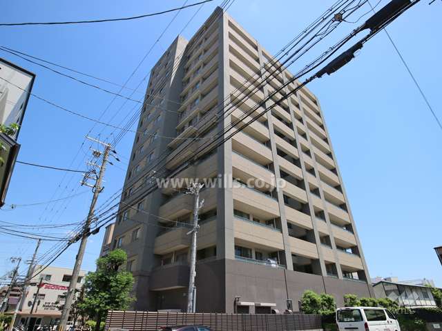 ステイツクレスト芦屋業平の外観（北西側から）