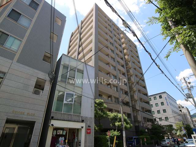 ステイツクレスト芦屋業平の外観（南東側から）