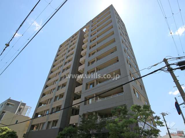 ステイツクレスト芦屋業平の外観（北東側から）