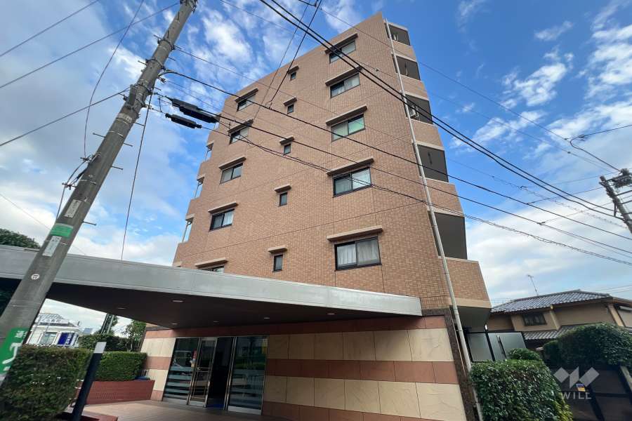 ライオンズマンション大泉学園第7の外観（北西側から）