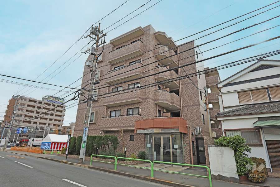 レクセルマンション石神井公園の外観（北西側から）