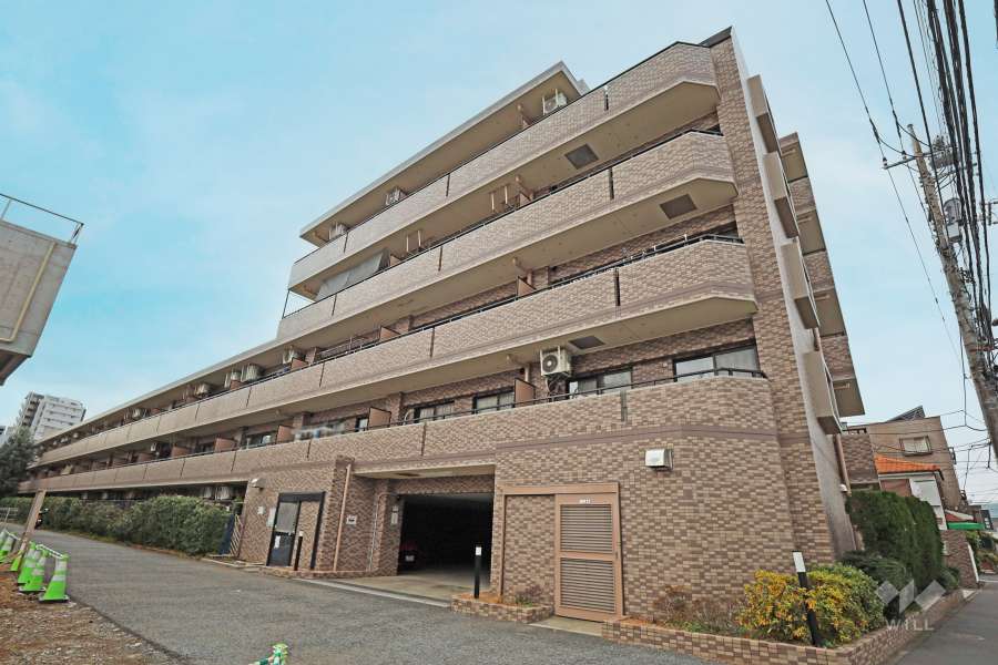 レクセルマンション石神井公園の外観（北東側から）