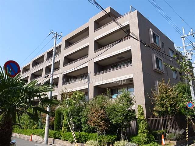 ヒルズ芦屋川グレースコートの外観（南東側から）