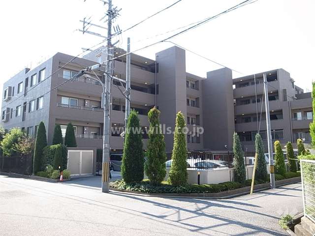 ヒルズ芦屋川グレースコートの外観（北東側から）