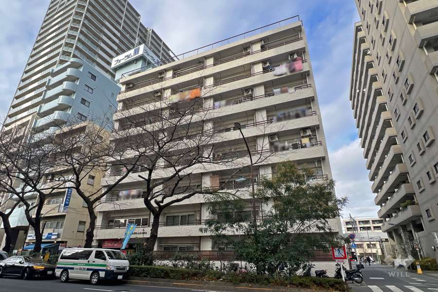 オリエンタルグリーンコーポラスの外観（南東側から）