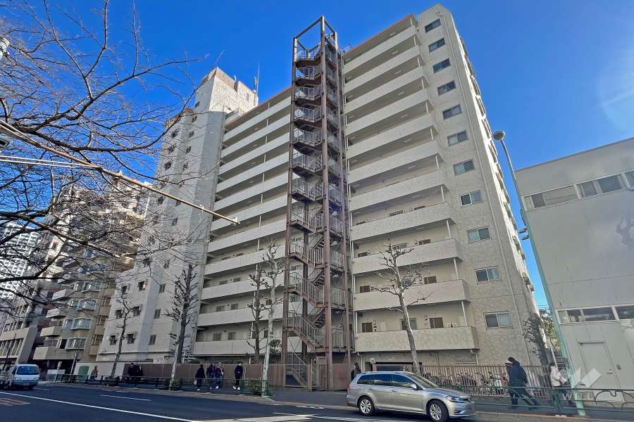 カーサ中村の外観（北西側から）