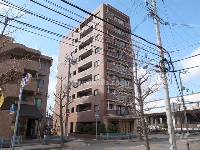 エンゼルクレッセ甲子園の外観（北東側から）