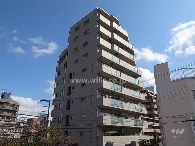ハーティネス甲子園の外観（南西側から）