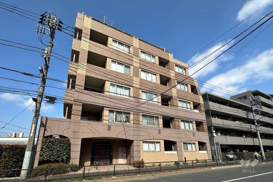 グランシティ武蔵関の外観（南西側から）