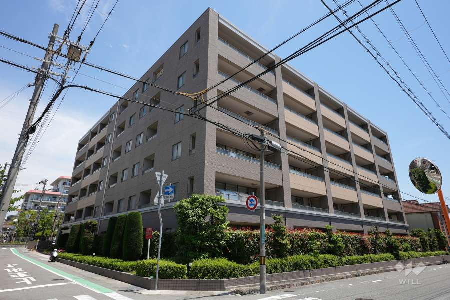 ヒルズ夙川パッサージュの外観（南西側から）