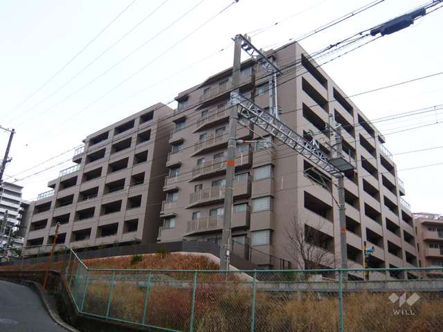 ジオ西宮仁川ソルコリーナの外観（南西から）
