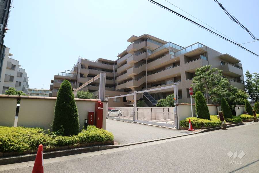 ジオ西宮仁川ソルコリーナの外観（南東側から）