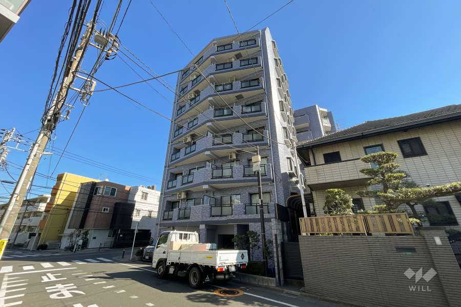 セザール平和台ガーデンの外観（北西側から）