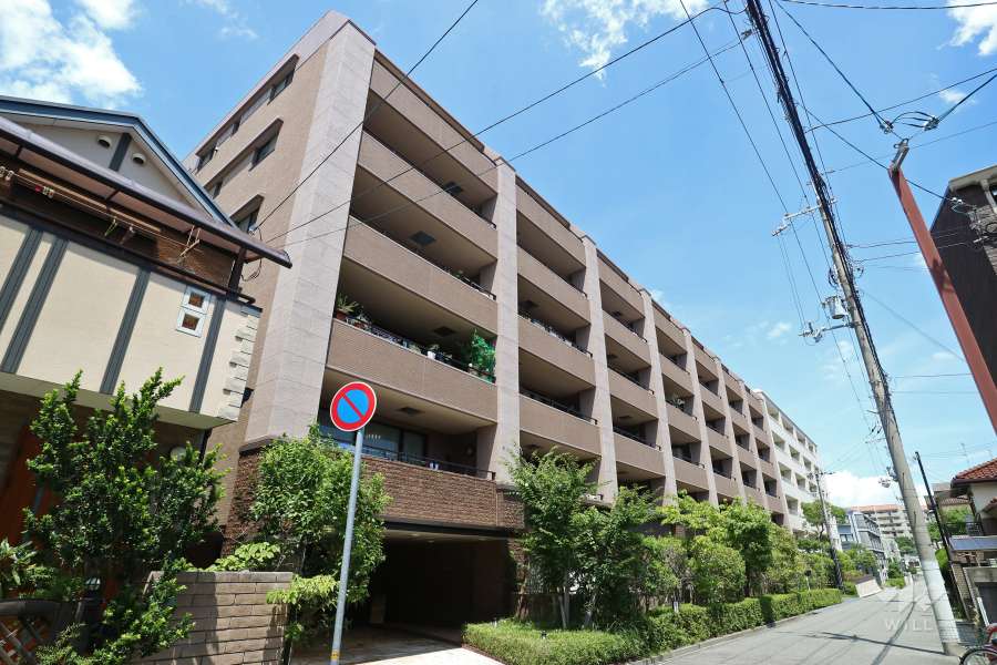 北夙川アーバンライフの外観（南西側から）