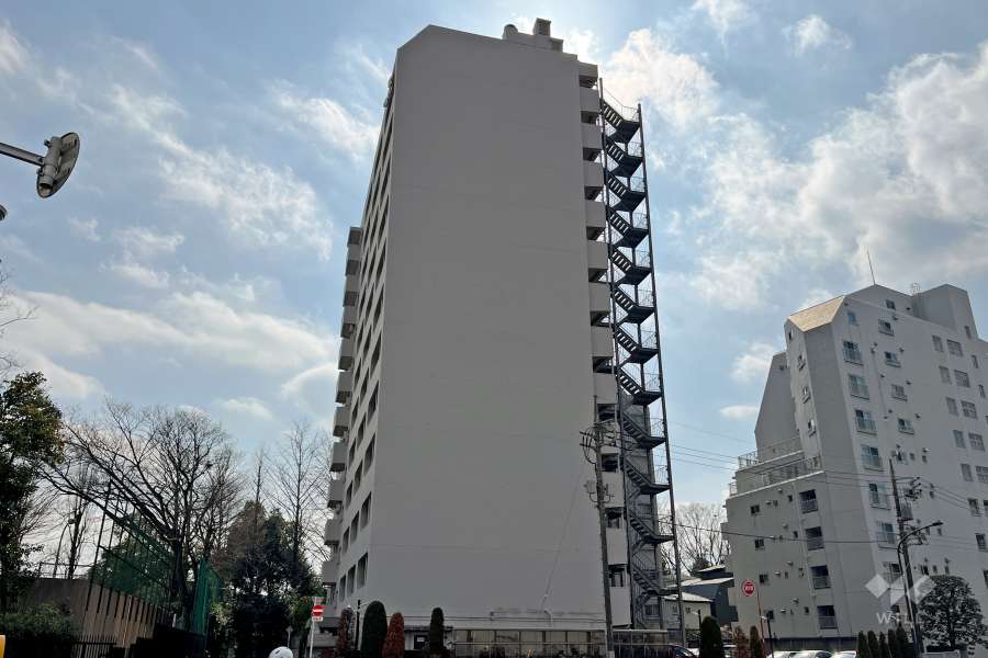 桜台ハイライズの外観（北側から）