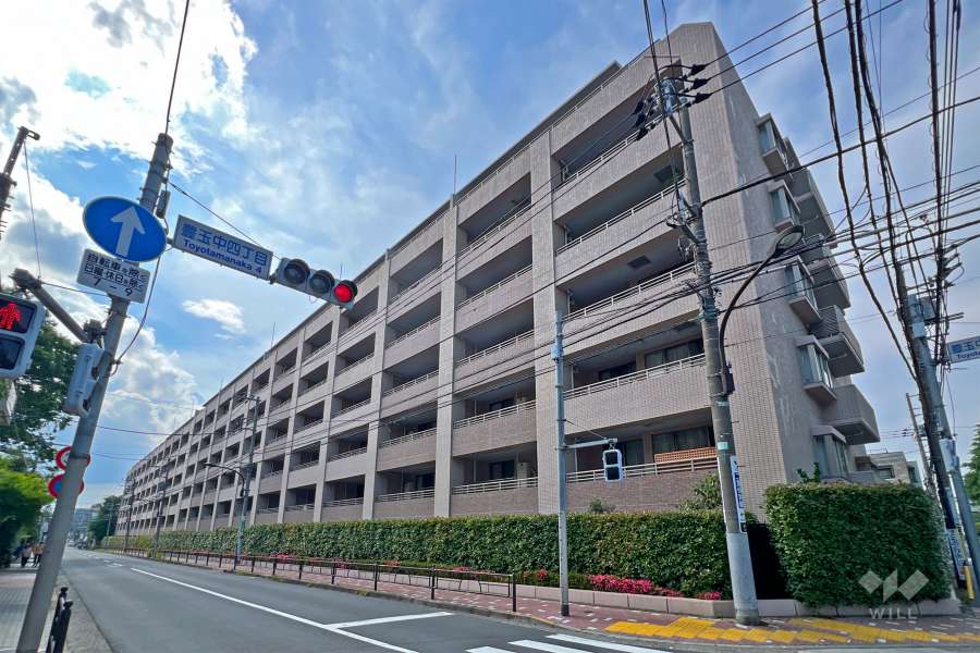オーベル練馬センティアの外観（南東側から）