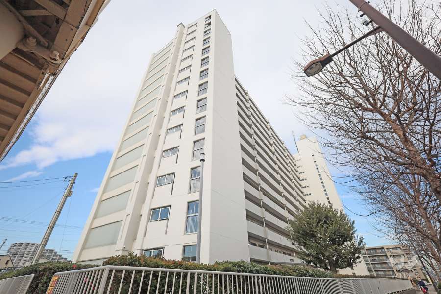 豊玉南住宅の外観（南東側から）
